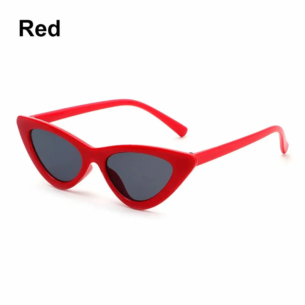 Kids Cat Eye Sunglasses UV400 | Vintage Triangle Frame Shades