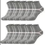 Men's Hiking Basketball Socks 3 Pairs Breathable Sweat Absorbent
