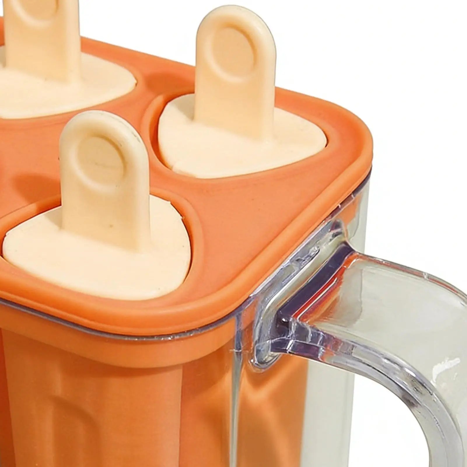 8 Grid Silicone Ice Pop Mold – Reusable DIY Ice Lolly Maker Tray