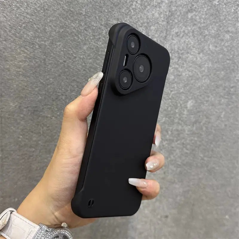 Borderless PC Bumper Case for Huawei Pura 80, 70 Ultra & 70 Pro Plus