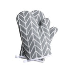 2PCS Heat-Resistant Oven Gloves – Anti-Scald Kitchen Baking Mitts