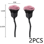Flower Nail Brush Rose Shape Manicure Brush for Nail Art Cleaning