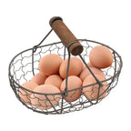 Kitchen Egg Basket Iron Storage Basket