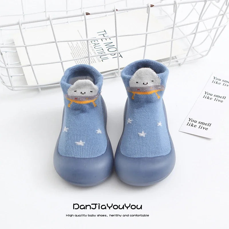 Baby Socks Shoes UK – Cute Cartoon Soft Sole First Walker Booties