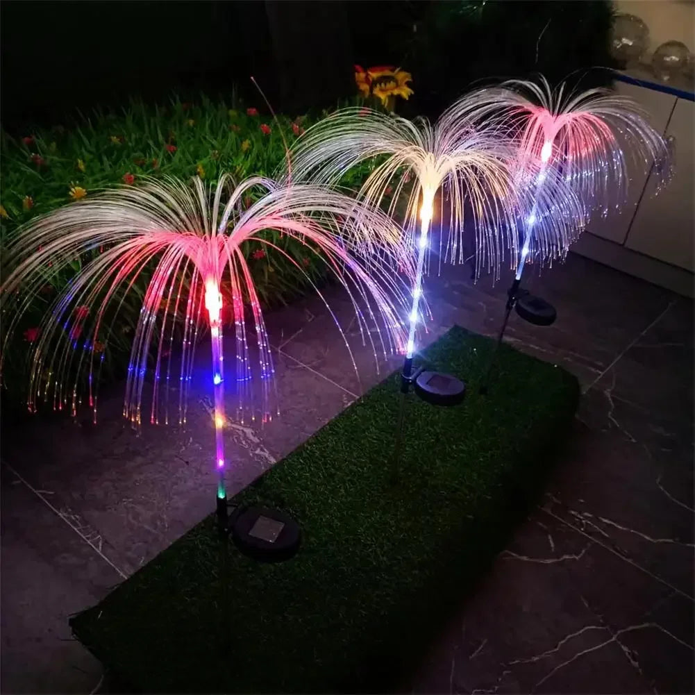 Solar Jellyfish Garden Lights for Outdoor Pathway & Yard Decor