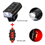 LED Bicycle Front Light Type-C Rechargeable Headlight