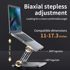 Phone tablet stand: adjustable aluminium alloy folding laptop stand