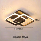 Modern 2 Rings LED Ceiling Light Creative Ceiling Lamp