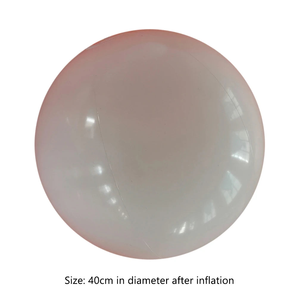 LED Glowing Inflatable Beach Ball for Pool & Party Games