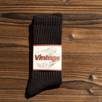 Men Vintage Thick Sports Socks Towel Bottom Casual Unisex