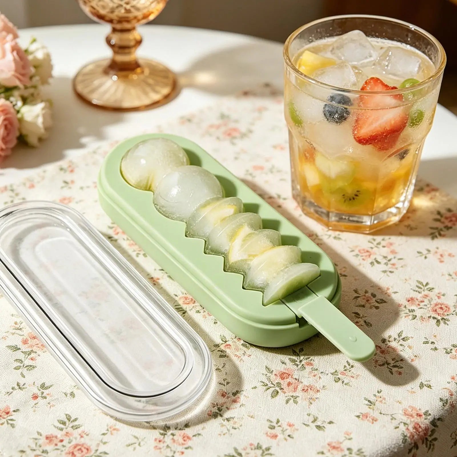 Silicone Ice Cream Stick Mold – Reusable DIY Ice Cream & Ice Ball Maker