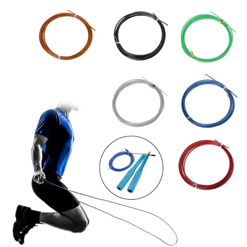 3m Replacement Steel Wire Cable Speed Jump Rope CrossFit Spare