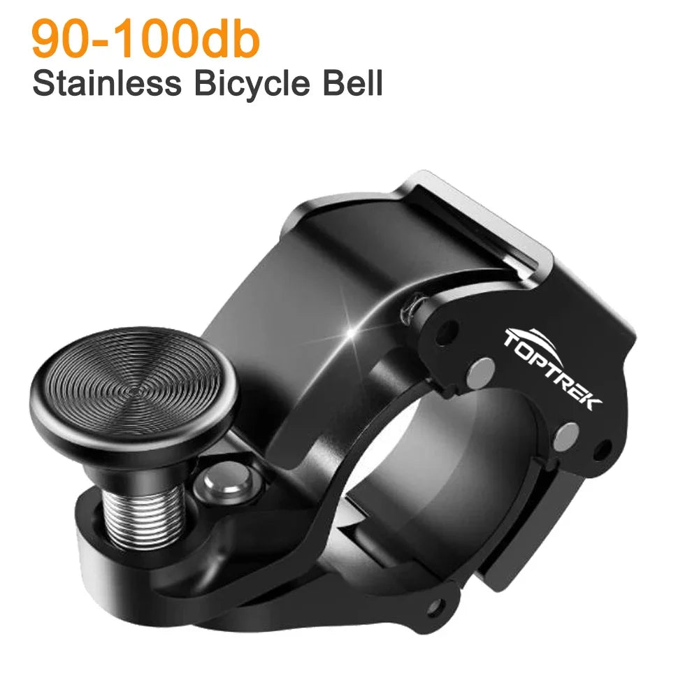 Stainless Steel Bicycle Bell Loud MTB & E-Bike Handlebar Safety Bell Secondary image