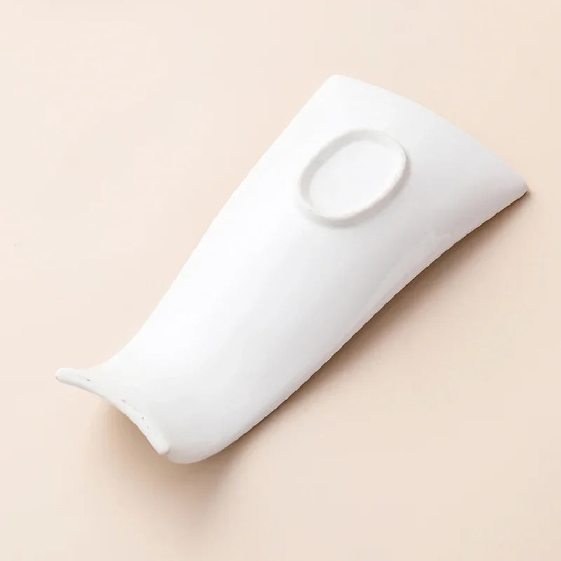 Luxury Ceramic Spoon Rest Gold Utensil Holder