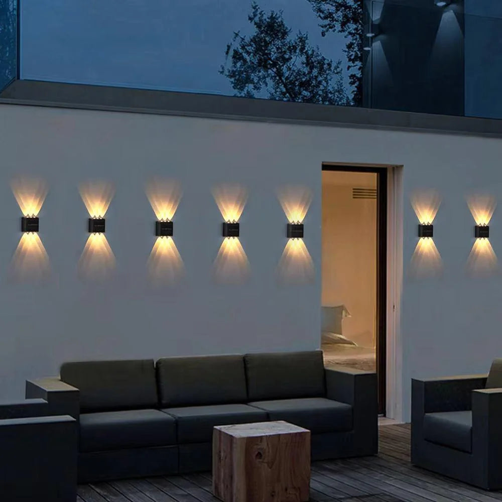 Solar LED Dusk to Dawn Wall Light for Garden & Patio Decor Main image