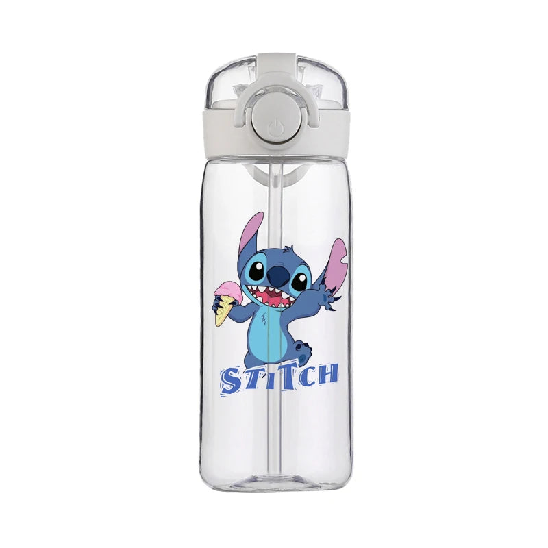 Stitch Kids Water Bottle 400ML Leakproof School Cup