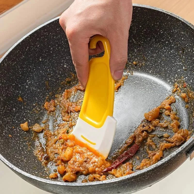 Kitchen Cleaning Spatula Scraper Soft Blade Pot & Pan Cleaning Tool