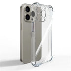 Luxury Clear Silicone Case for iPhone 17 16 15 14 13 12 11 Pro Max