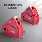 FABER-CASTELL Mini Pencil Sharpener Dual Hole Portable Sharpener