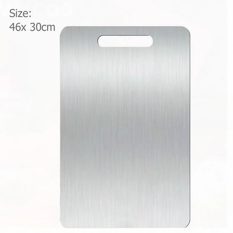 WXCOO Stainless Steel Cutting Board Double-Sided