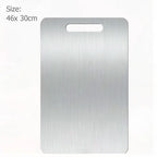 WXCOO Stainless Steel Cutting Board Double-Sided