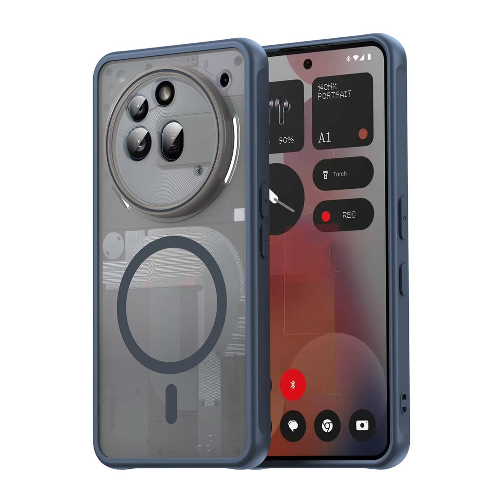 Matte MagSafe Magnetic Clear Case for Nothing Phone 3A 4A Pro Cover