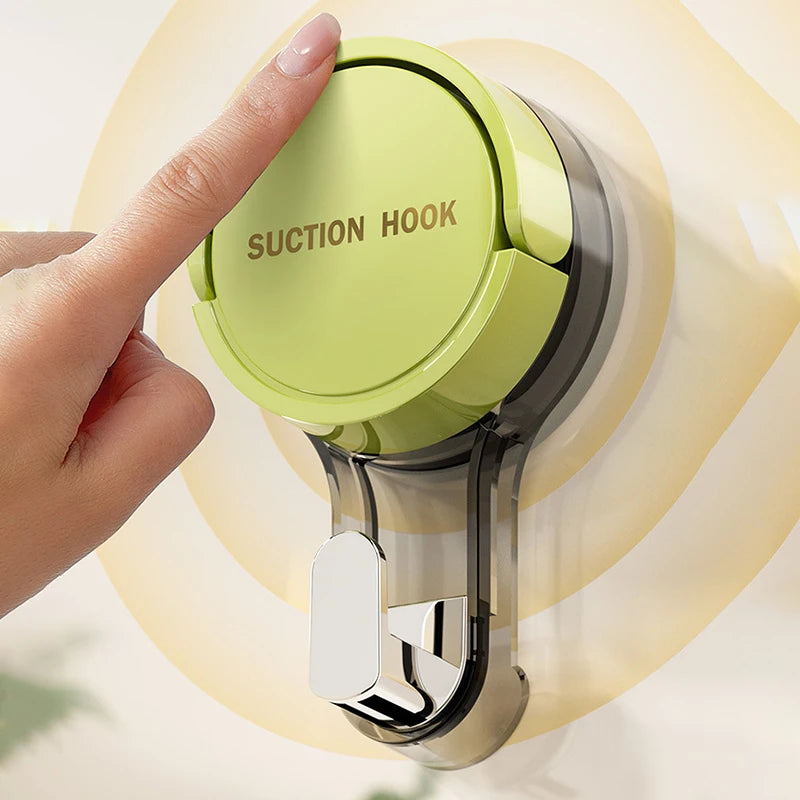 Suction Cup Wall Hooks Reusable No-Drill Towel & Clothes Hooks
