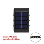 Waterproof Solar LED Outdoor Wall Light for Garden & Street Decor