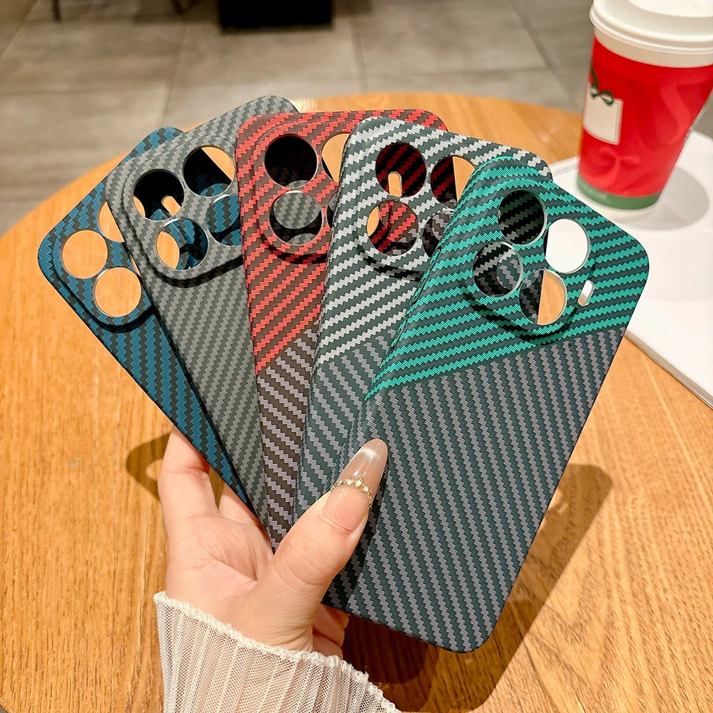 Carbon Fibre Shockproof Case for Xiaomi 15T 17T Pro 17 Ultra Cover