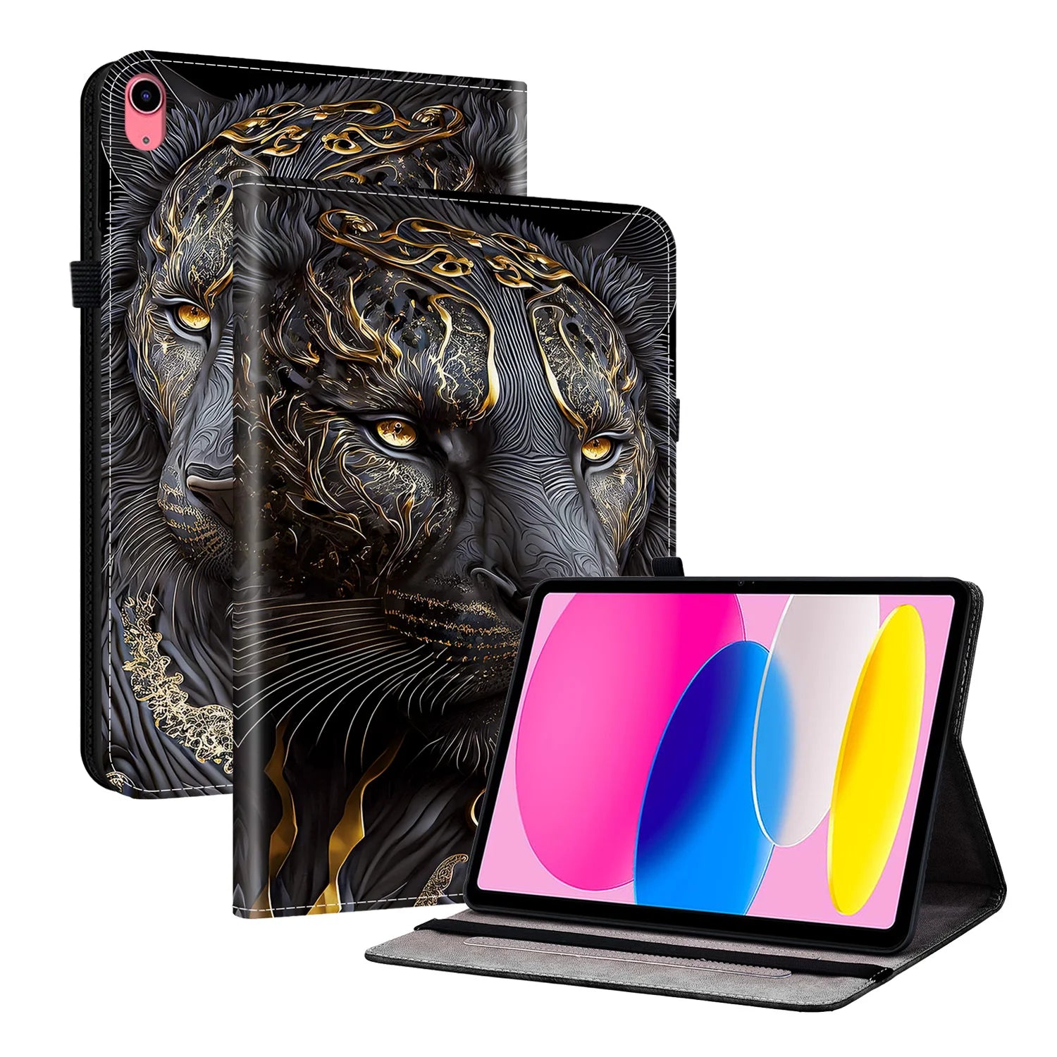 Leather Flip Case for iPad Air 11 13 A16 11th Pro 11 Mini 6 Cover