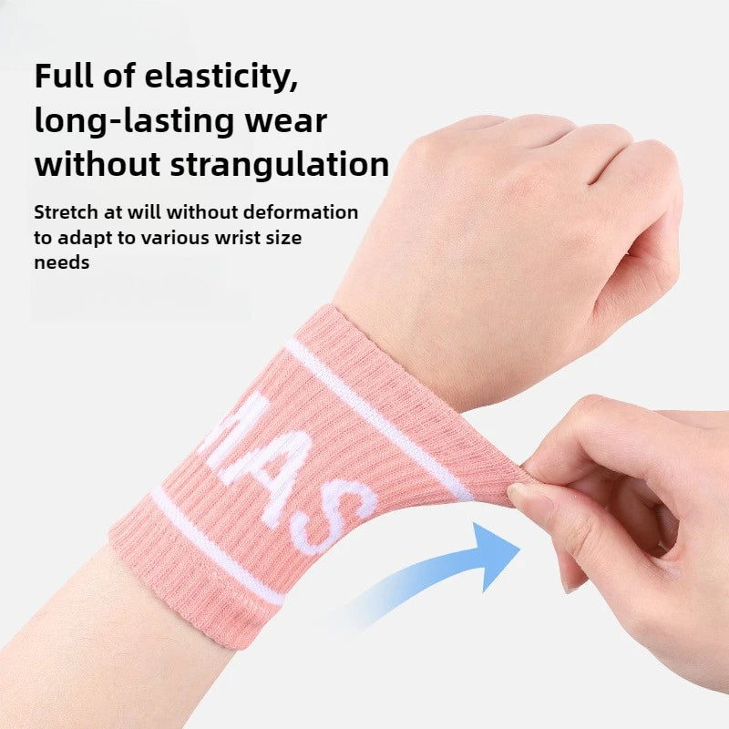 Colorful Elastic Sport Wristband Sweatband for Basketball Tennis Gym Secondary image