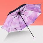 Buy Blue Sky Clouds Folding Umbrella UV Protection Parasol