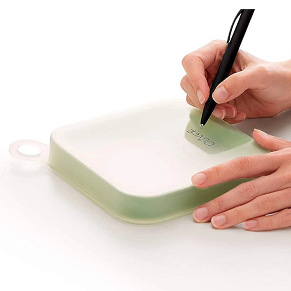 Portable Silicone Sandwich Lunch Box Bento Snack Container with Handle