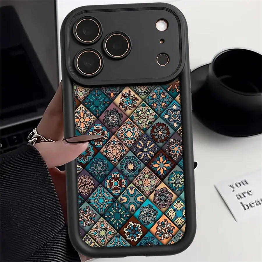 Retro Bohemian Phone Case for iPhone 17 16 15 14 13 12 Pro Max Cover