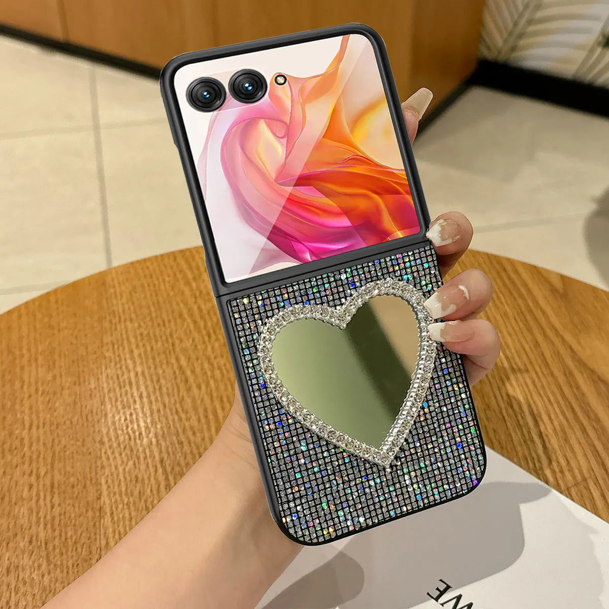 Luxury Glitter Leather Case for Motorola Razr 70 60 50 40 Ultra