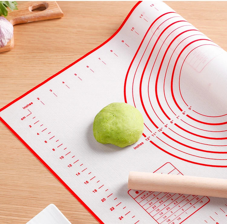 UNTIOR Silicone Baking Mat Non-Stick Dough Kneading & Pizza Rolling Pad