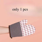 Heat Resistant Oven Mitts – Non-Slip Microwave & Baking Gloves