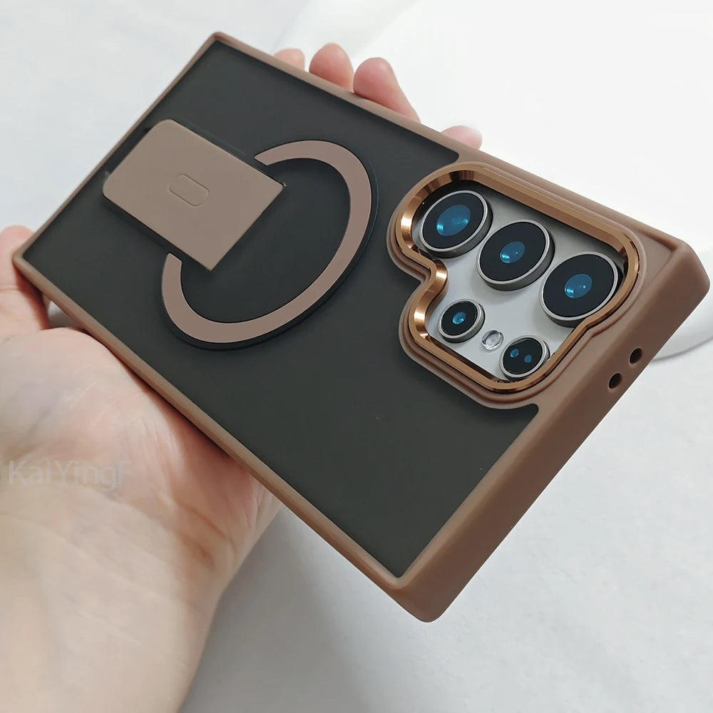 MagSafe Magnetic Stand Case for Samsung Galaxy S23 S24 S25 Ultra