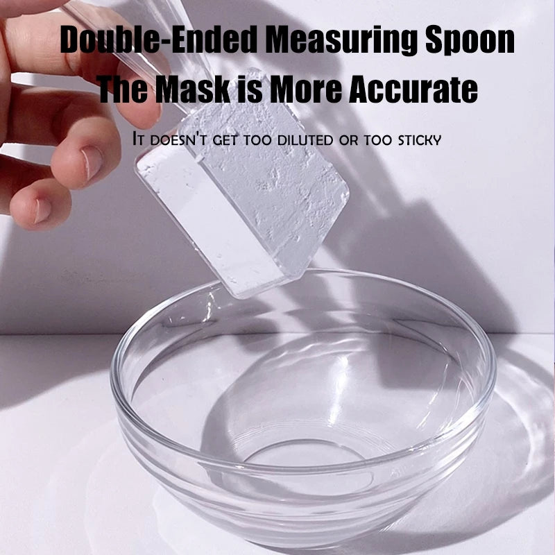 Face Mask Mixing Bowl Spoon Brush DIY Skin Care Applicator Set