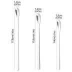 3PCS Stainless Steel Stirring Spoon Set Coffee Tea Dessert Spoons