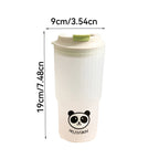 WORTHBUY Cute Bear Water Cup Leak Proof Portable Travel Tumbler