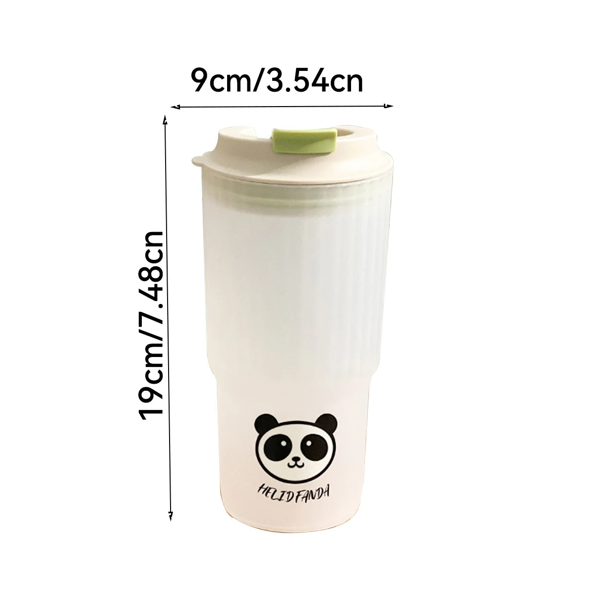 WORTHBUY Cute Bear Water Cup Leak Proof Portable Travel Tumbler