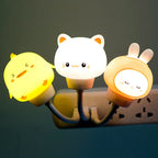 Cute Cartoon USB Night Light for Kids Bedroom Décor