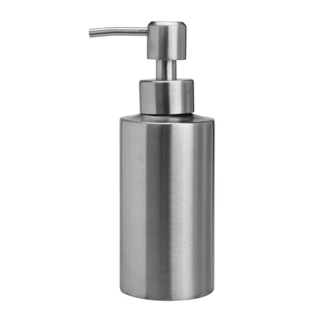 Stainless Steel Hand Wash Dispenser Anti-Rust Refillable Bathroom Bottle