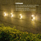 8 LED Solar Ground Light Waterproof Garden Lamp
