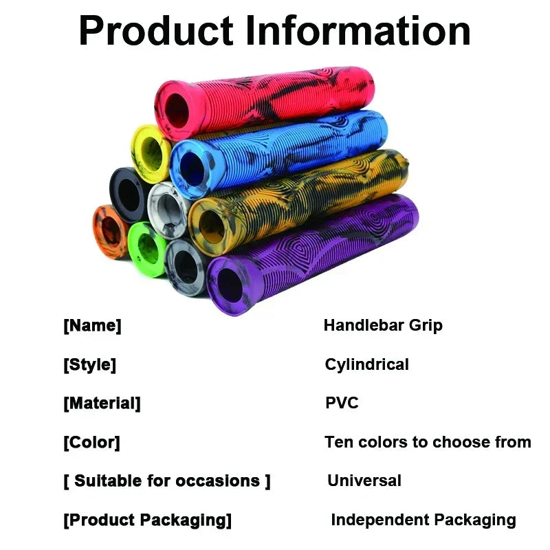 160mm MTB Handlebar Grips Extended Anti-Slip Shockproof Rubber