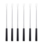 6Pcs Stainless Steel Fruit Fork Set Dessert, Cake & Cheese Fork Set