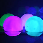 LED Glowing Inflatable Beach Ball for Pool & Party Games