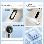 Lenovo 3000mAh Handheld Fan UK 100-Speed USB Rechargeable