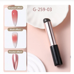 Silicone Nail Art Brush Mirror Powder Applicator Manicure Tool